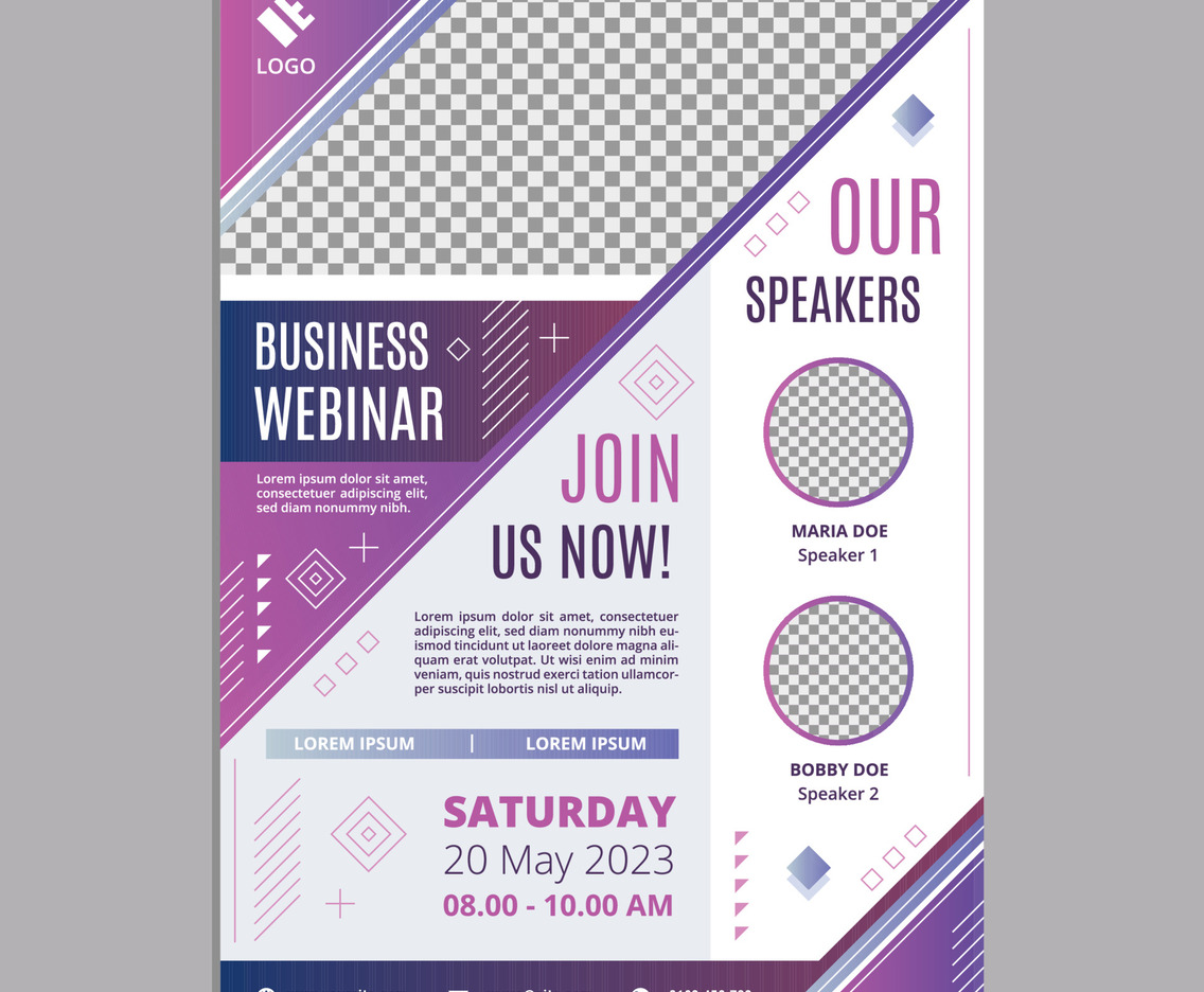 Business Essential Gradient Poster Design Template
