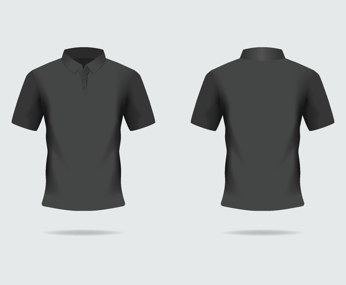 3D POLO Black t-shirts