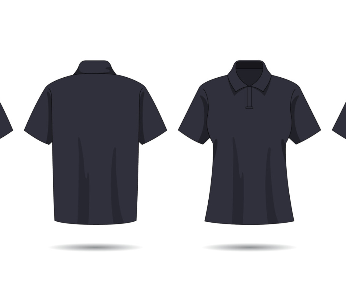 Black Polo Shirt Mockup