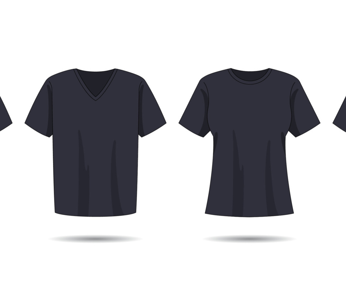 Black T-Shirt Mockup