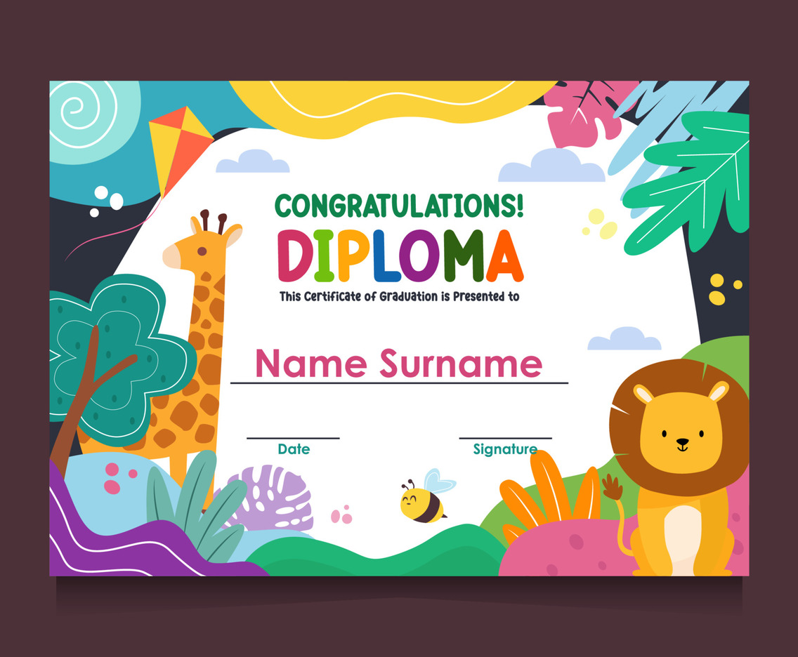 Children Certificate Template