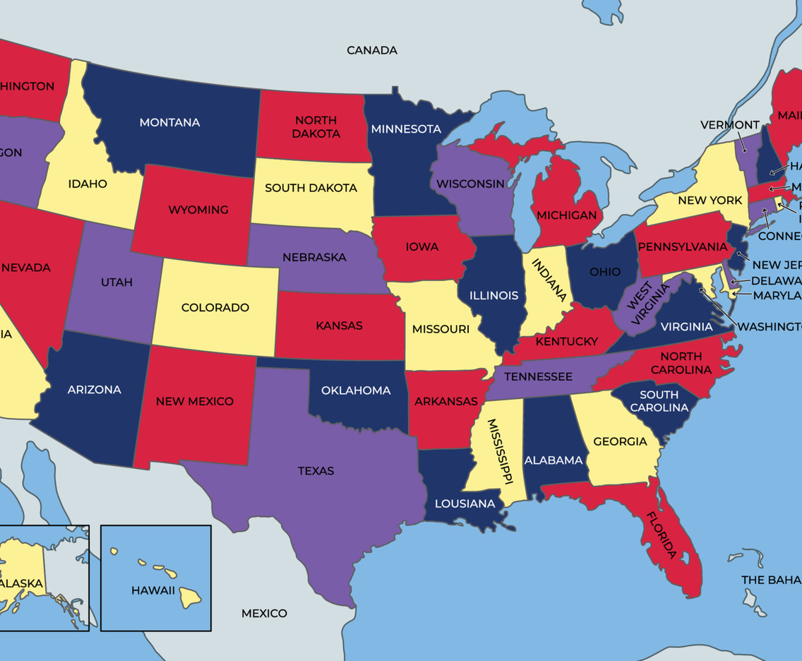 United States of America Map