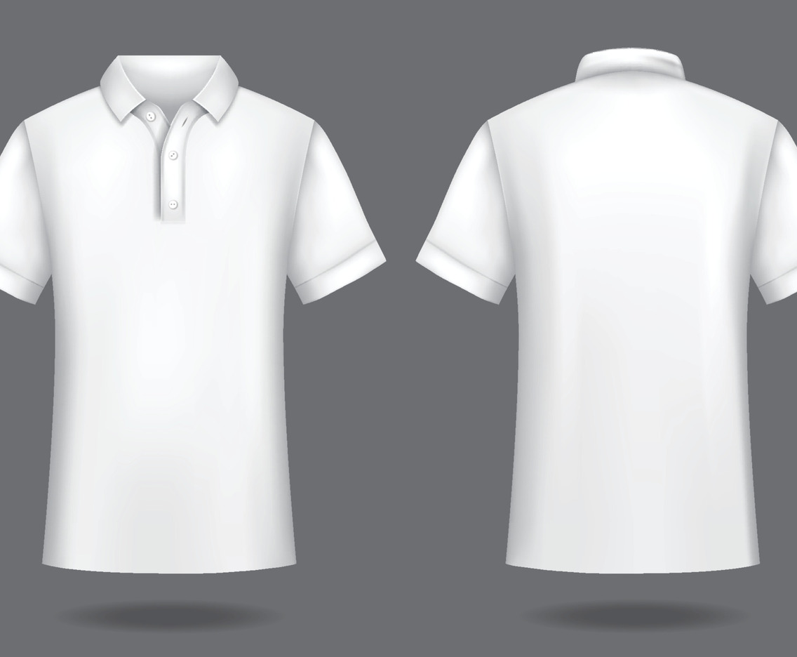 3D White Polo Shirt Mock Up