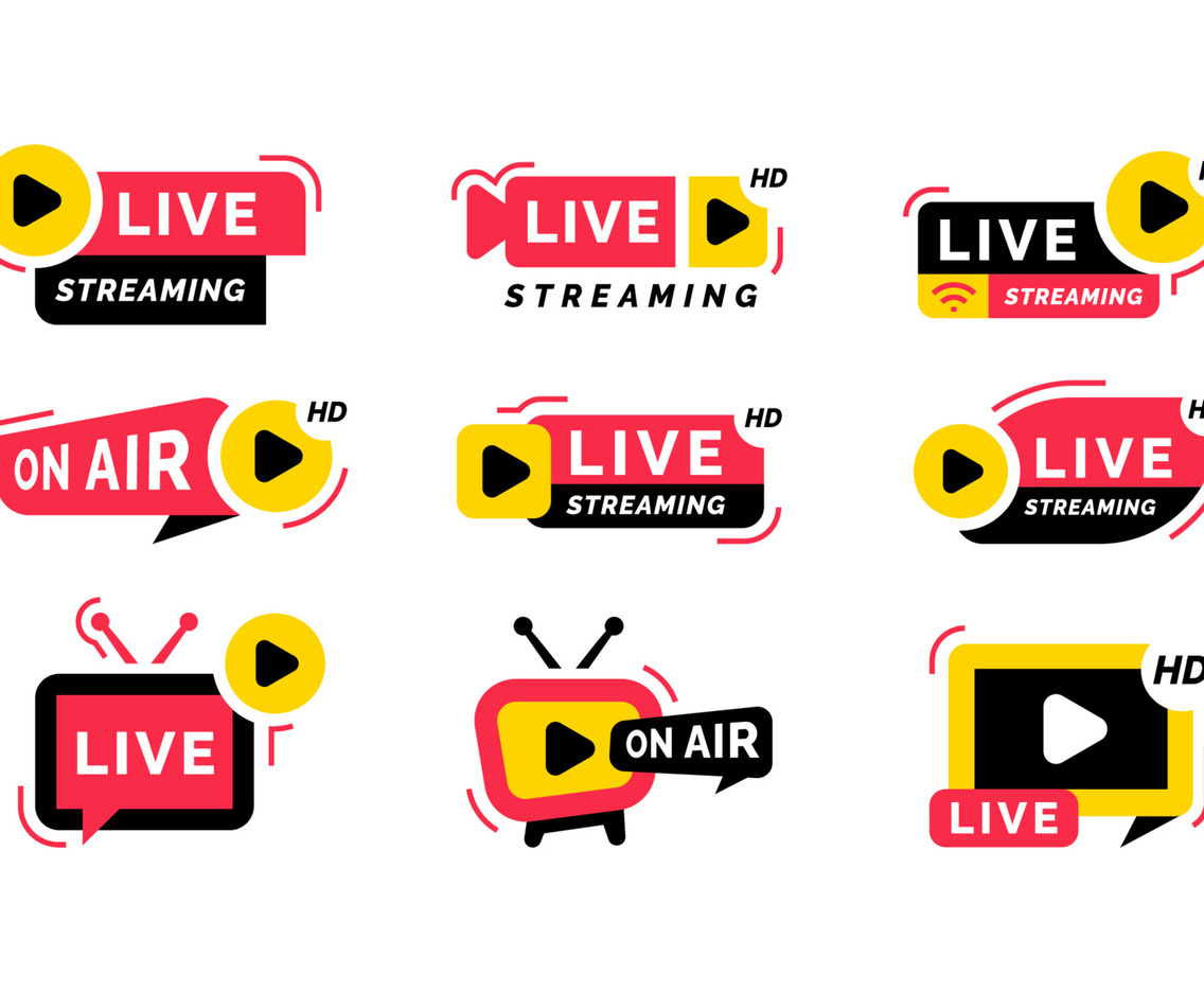 Live Stream Label for Youtube Channel.