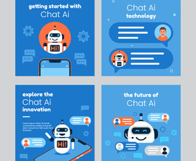 Chat AI Social Media Post