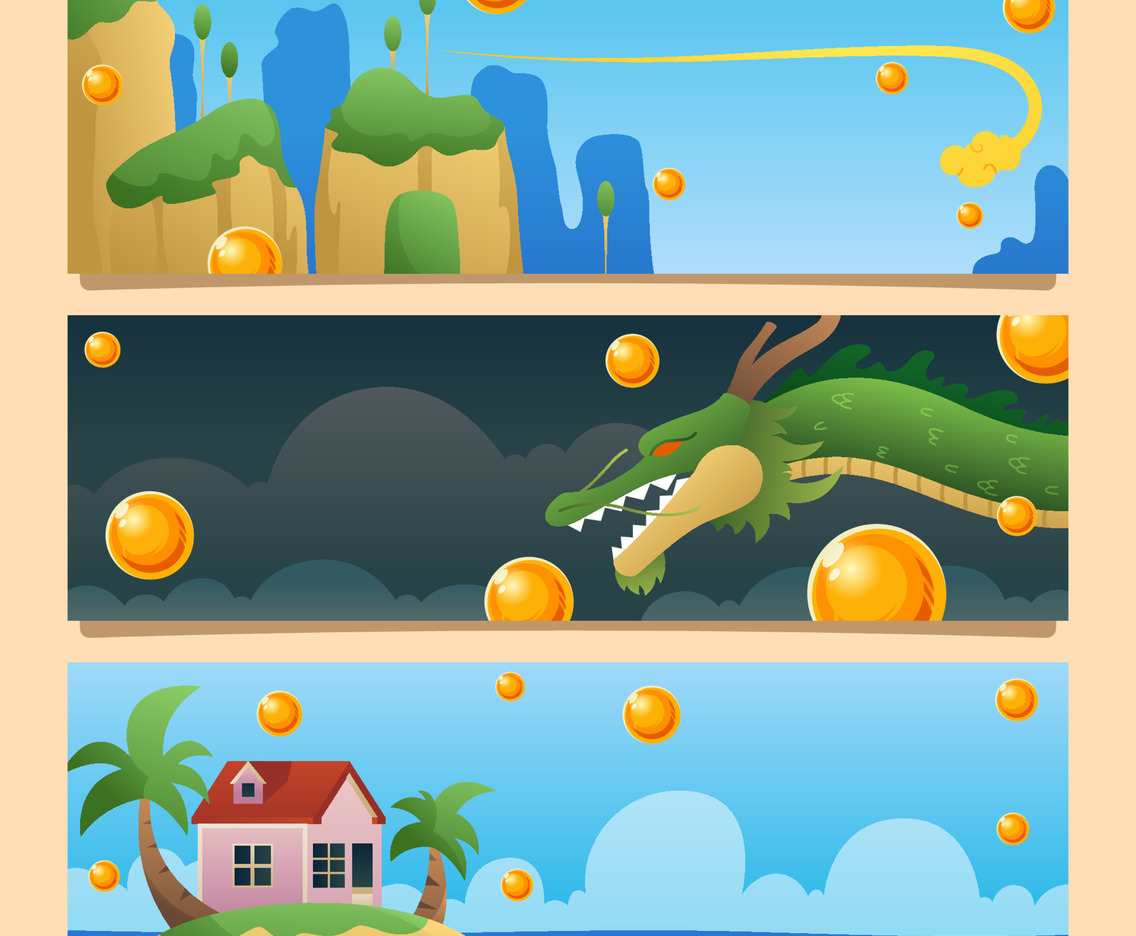 Dragon and Legend of Seven Orange Balls