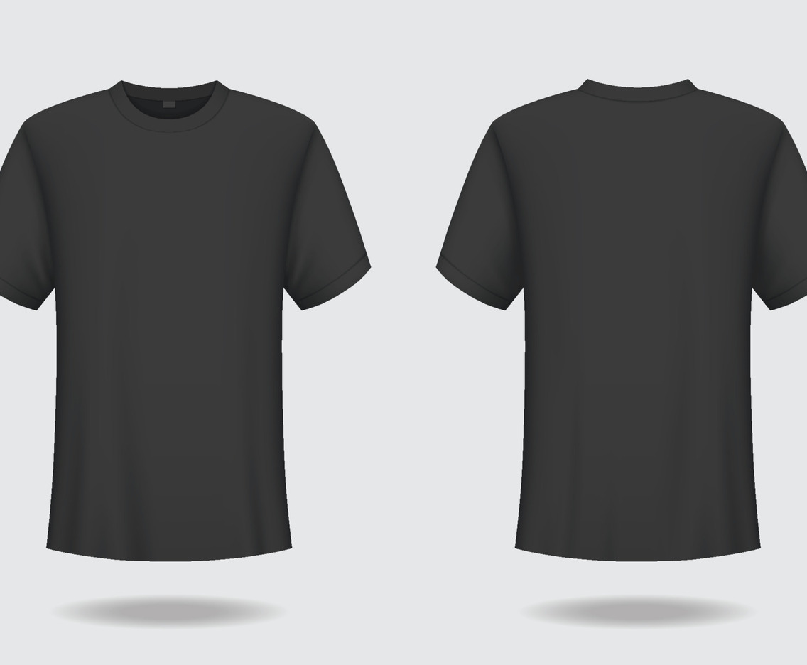 3D Black T-Shirt Mockup
