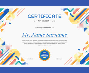 Creative Modern Certificate Concept Vector Art & Graphics | freevector.com