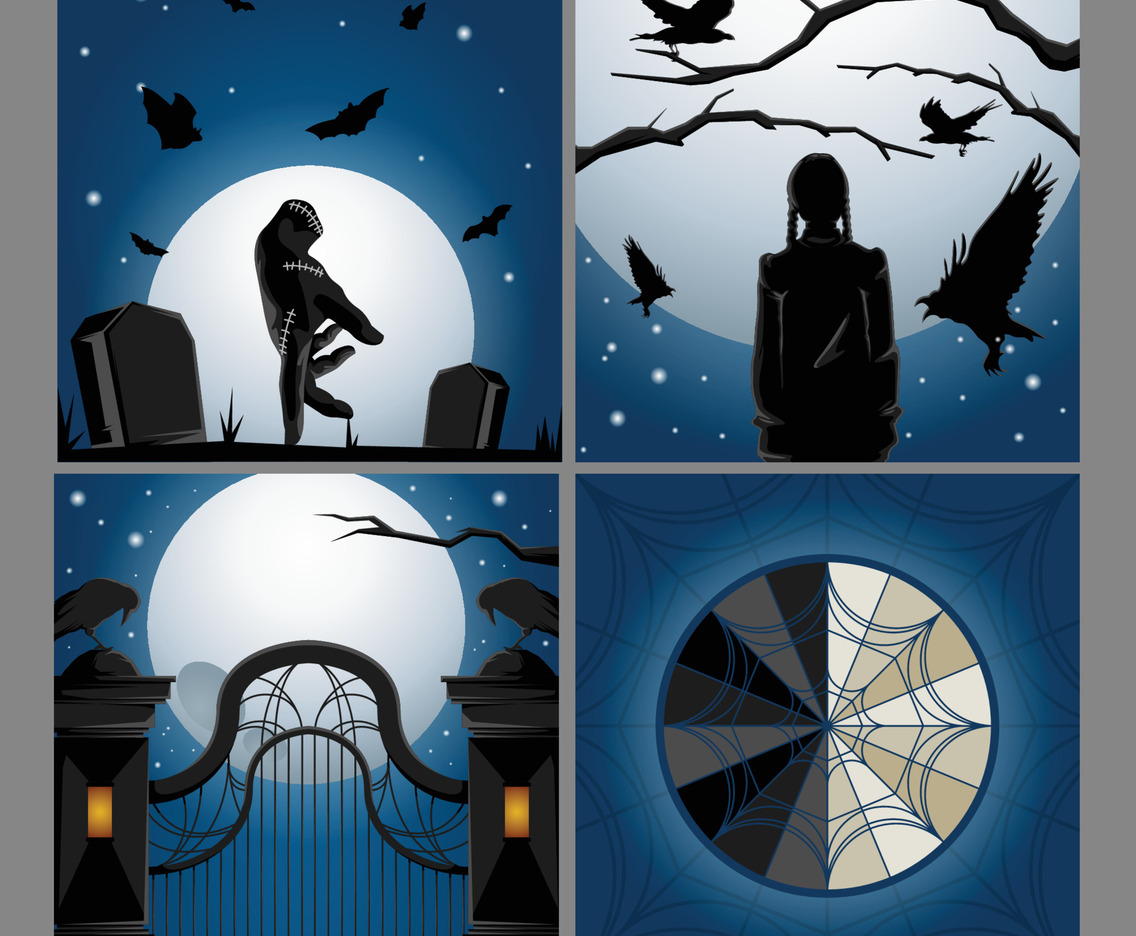 Gothic Girls School Social Media Post