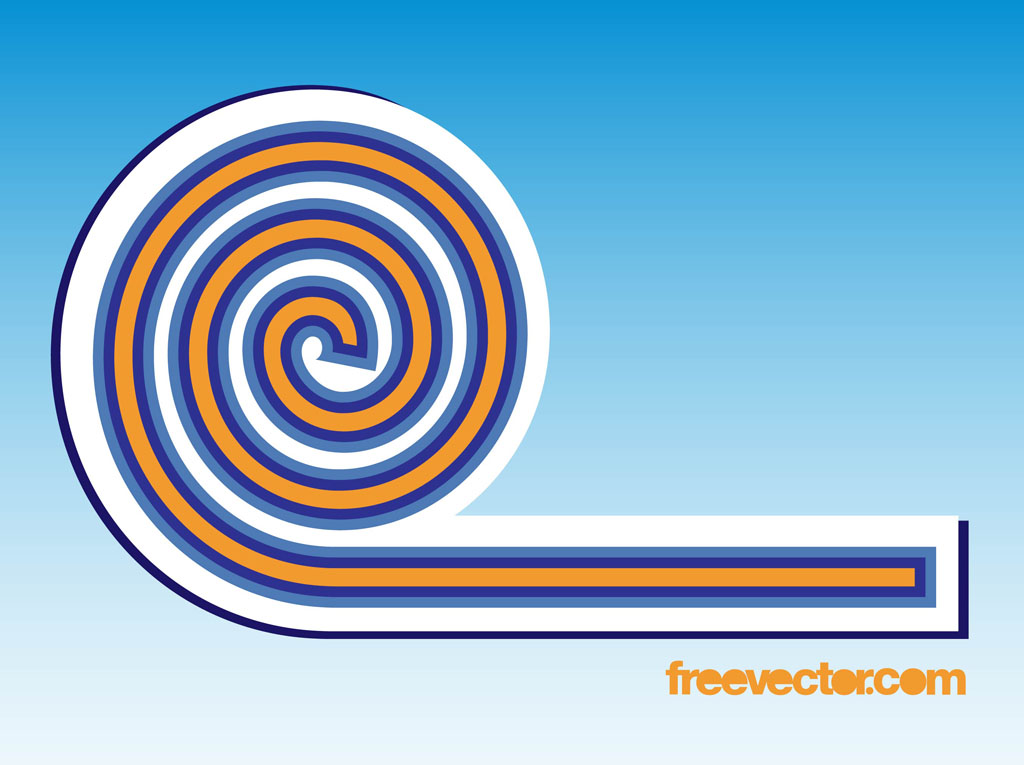 Spiral Badge Clip Art
