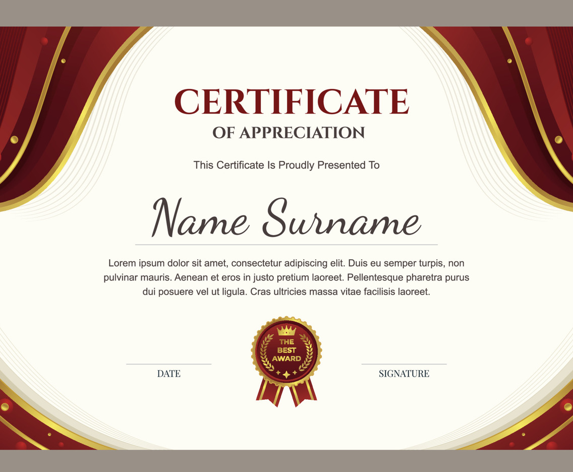 Professional Certificate Concept