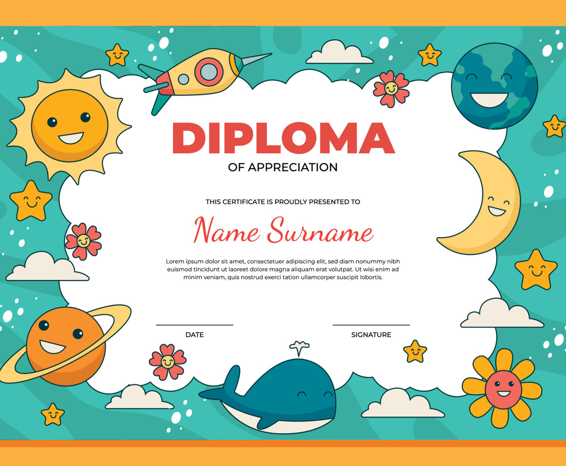 Children Diploma Certificate