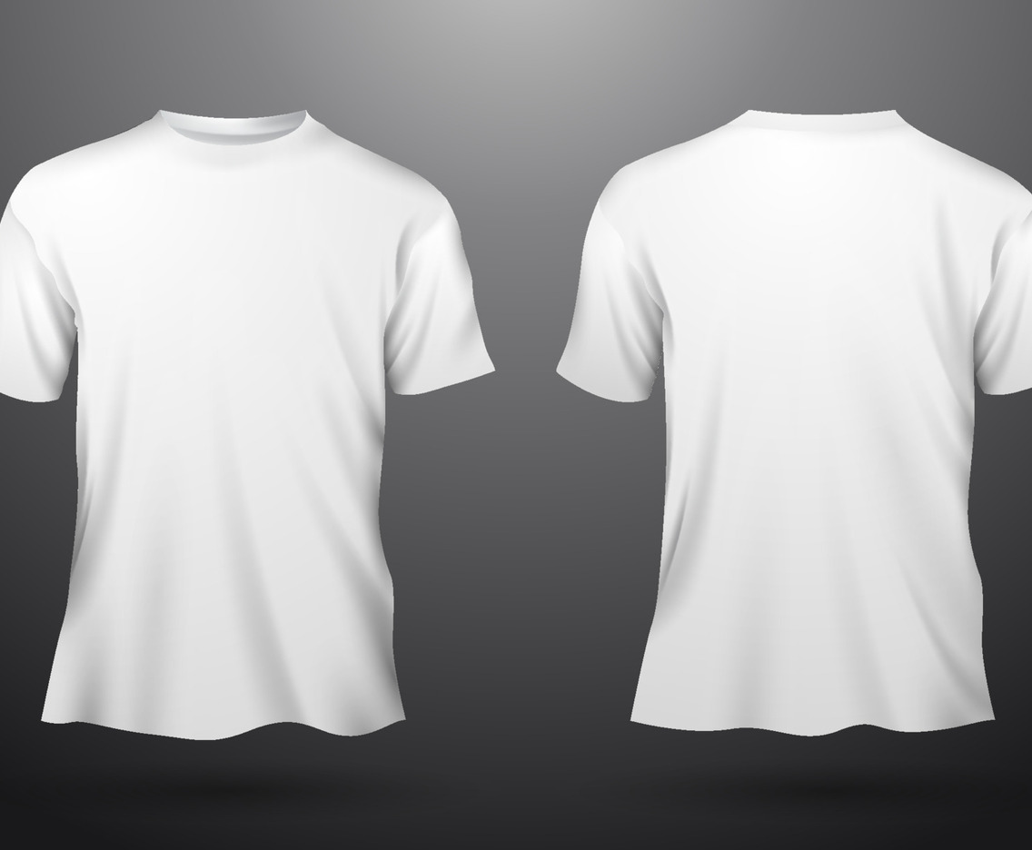 White 3D T-Shirt Mockup