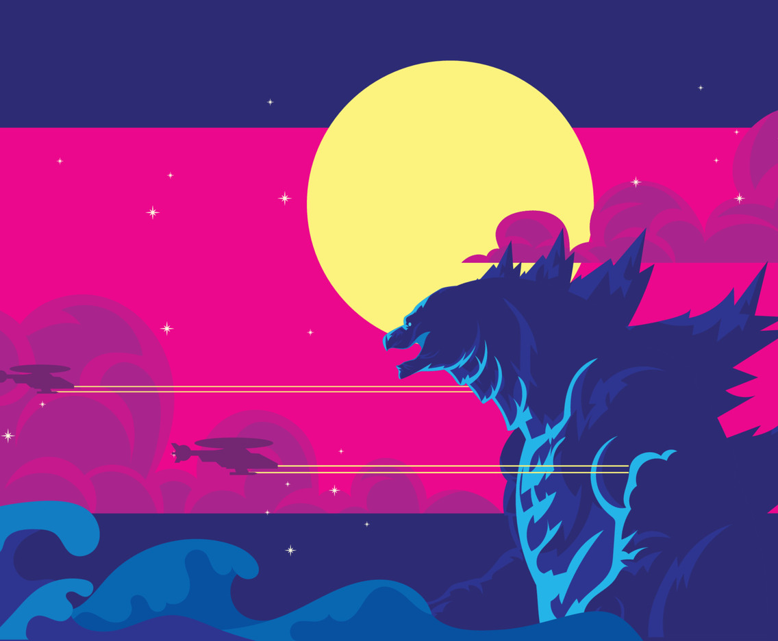 Giant Reptile Background