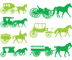 Carriages Silhouettes