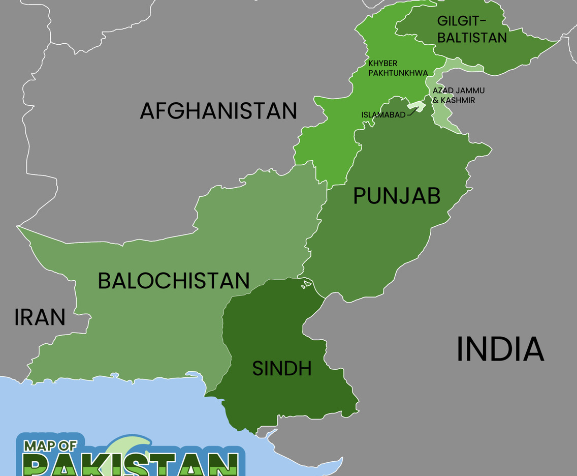 Map Of Pakistan