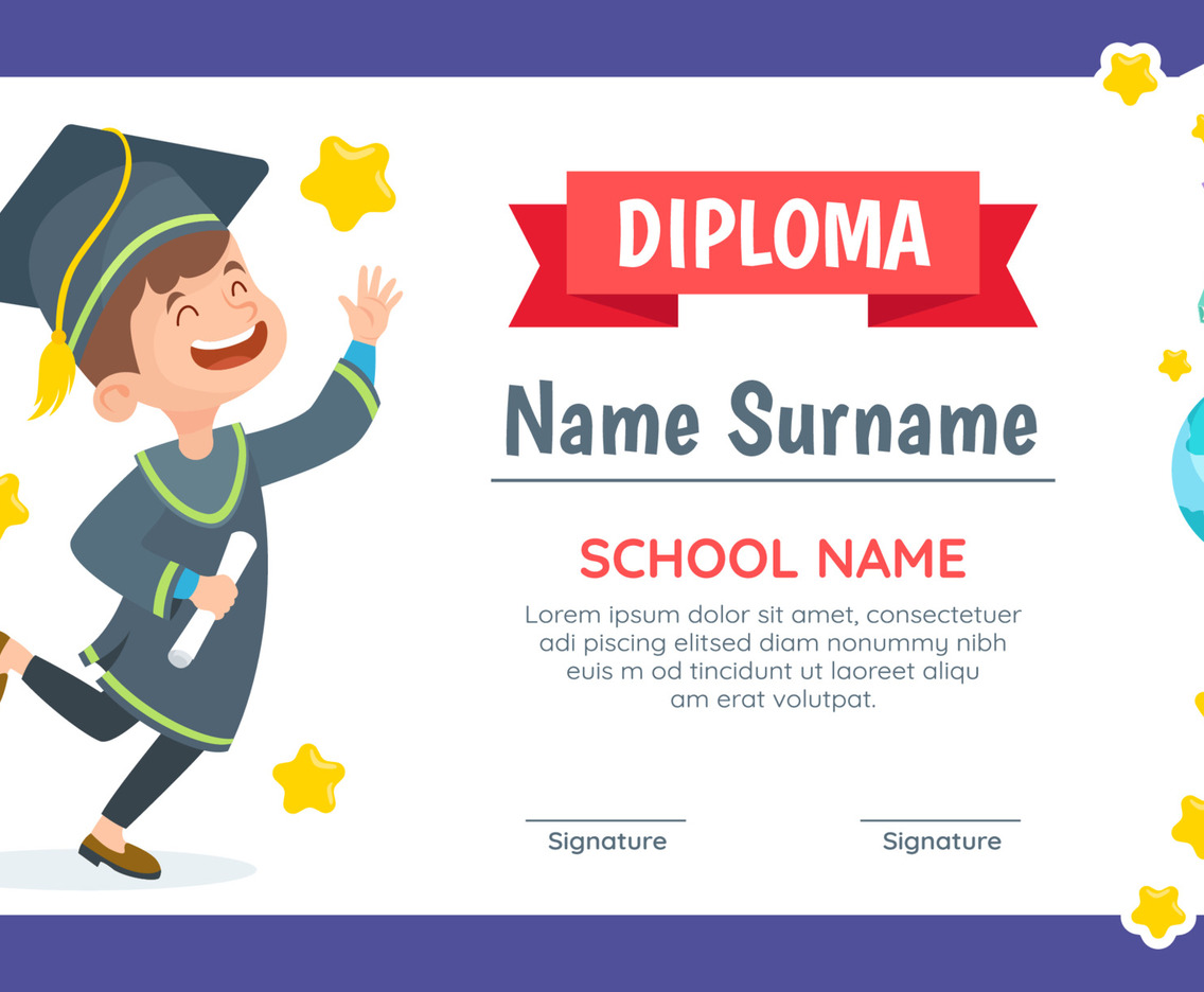 Fun Children Certificate Template
