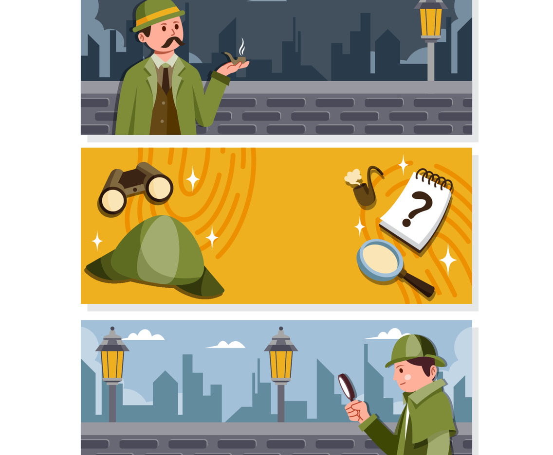 Detective Banner Set