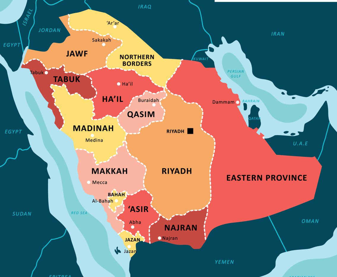 Saudi Arabia Map