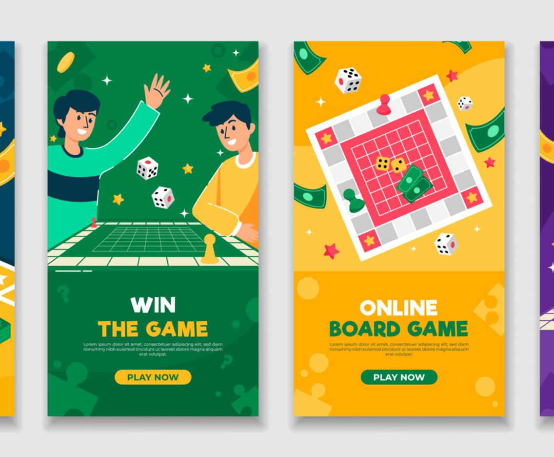 Board Game Social Media Story Template