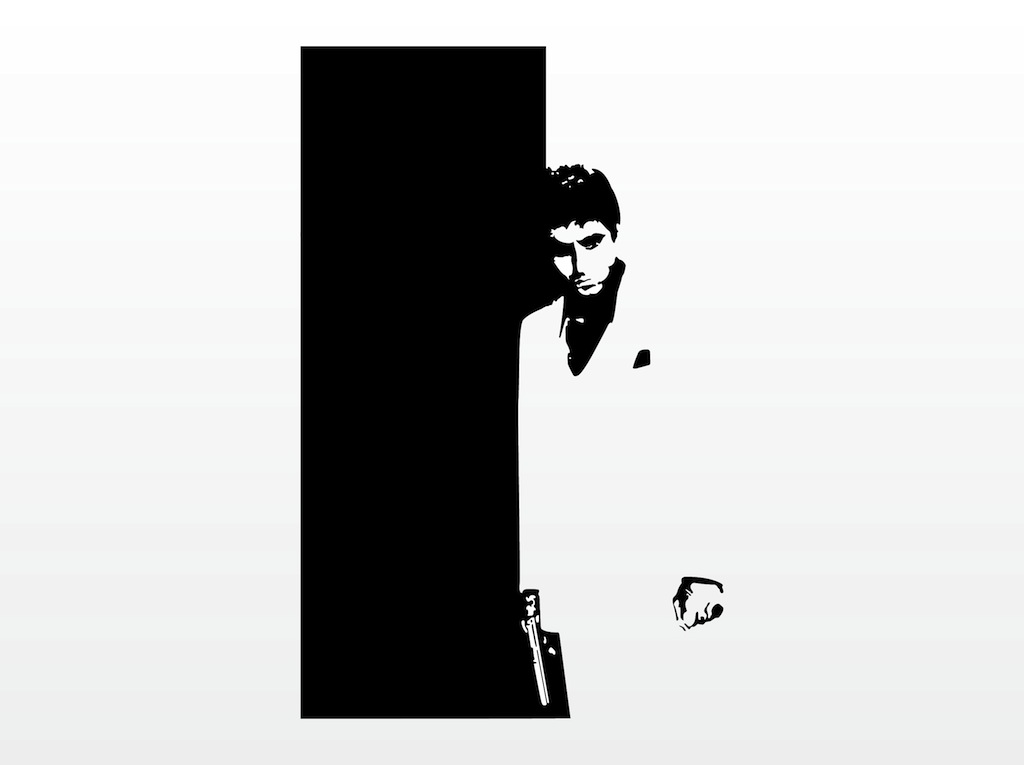Scarface Poster Vector Art & Graphics freevector.com.