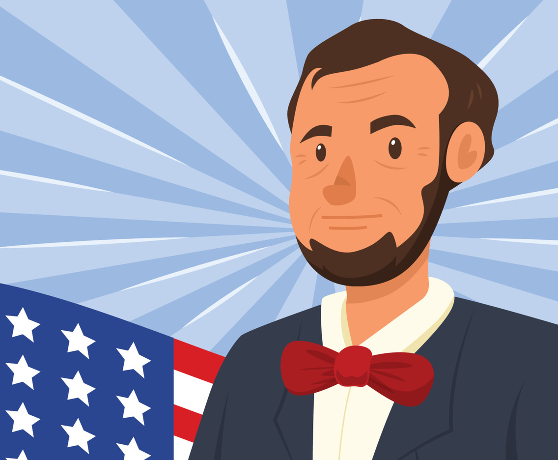 Abraham Lincoln Background Concept
