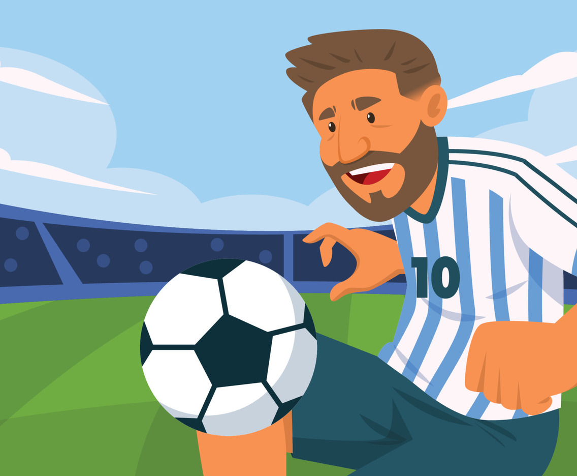 Lionel Messi Background Design