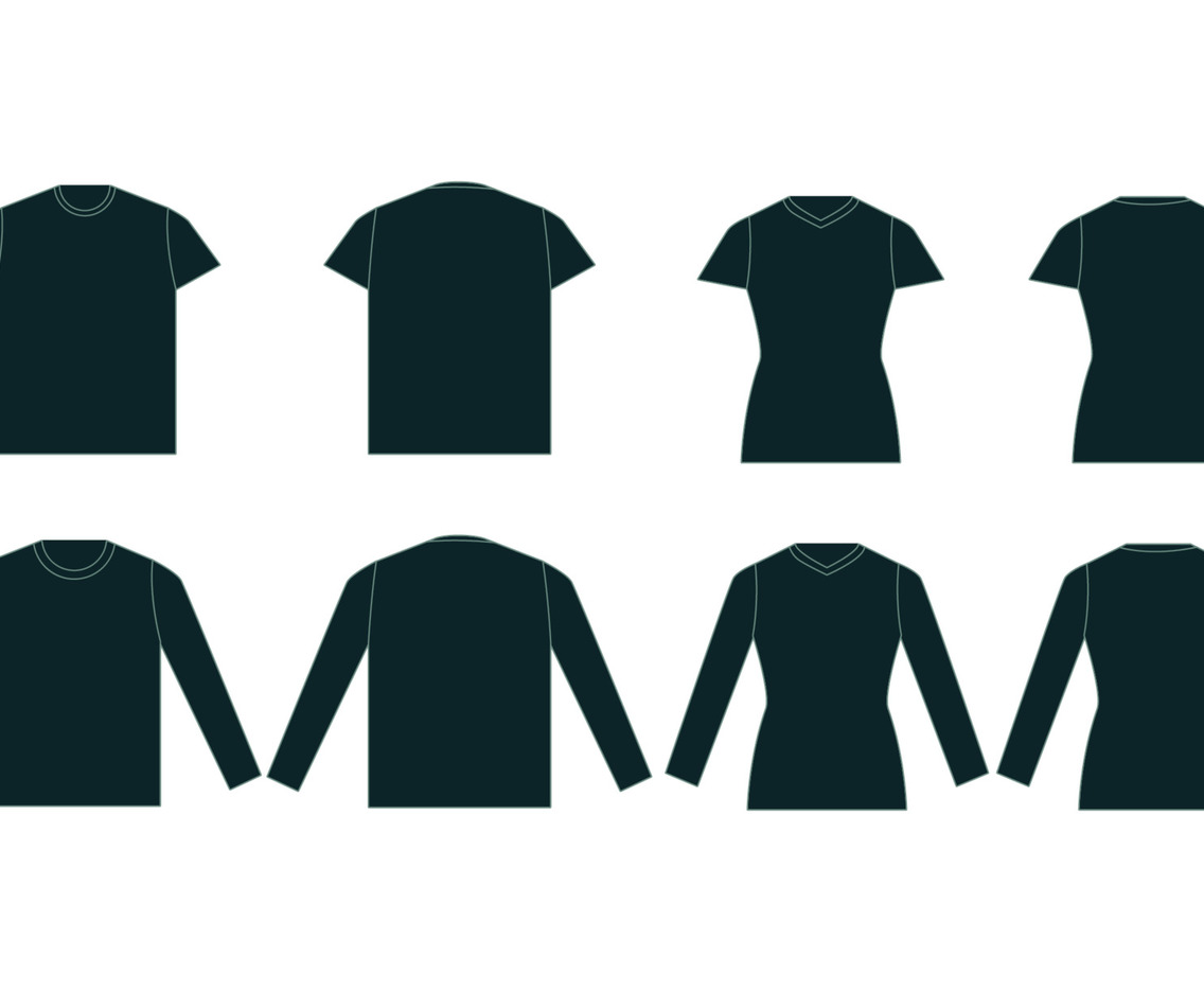 Outline Black T-Shirt Concept
