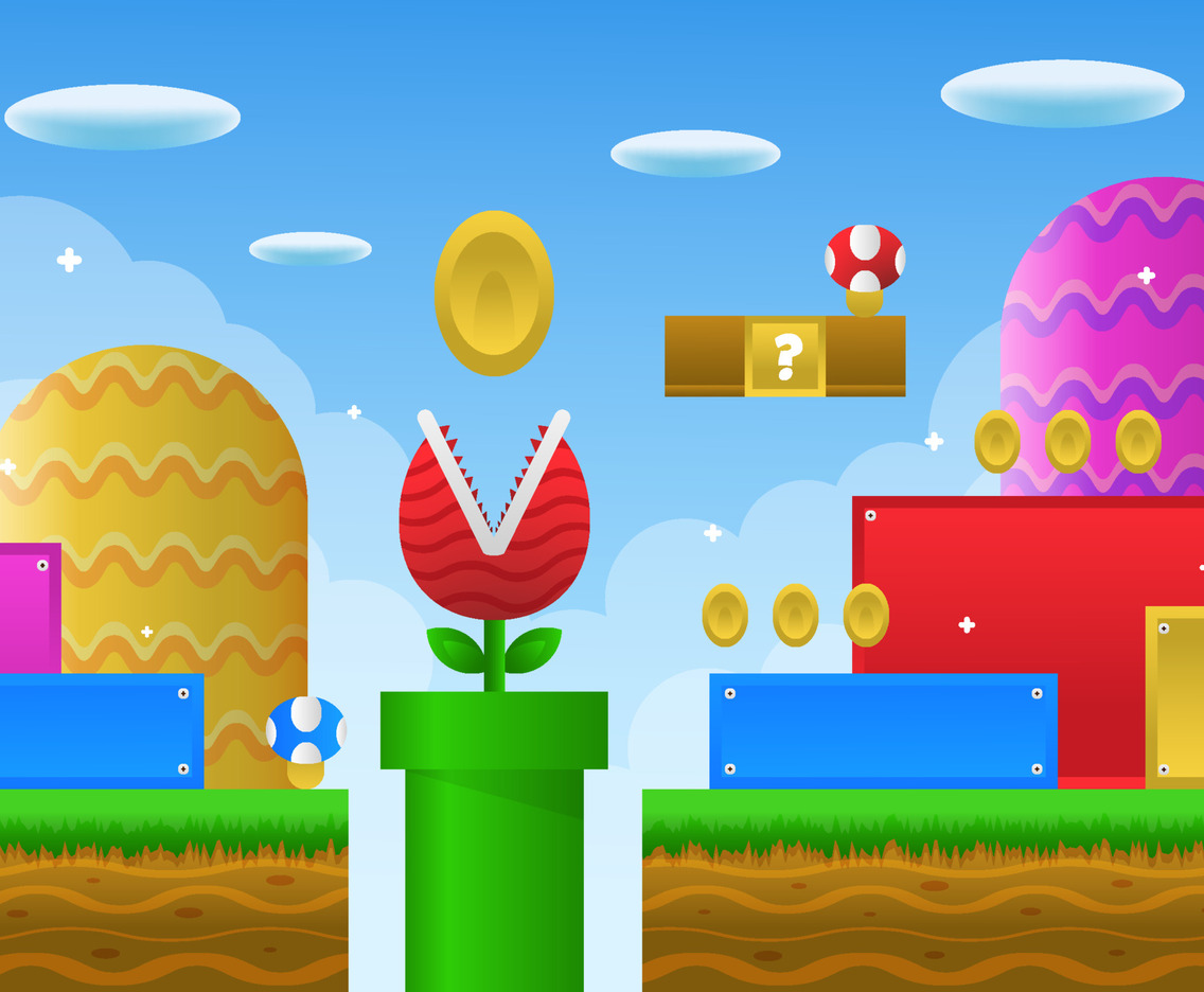 Fantasy Game Scenery Background