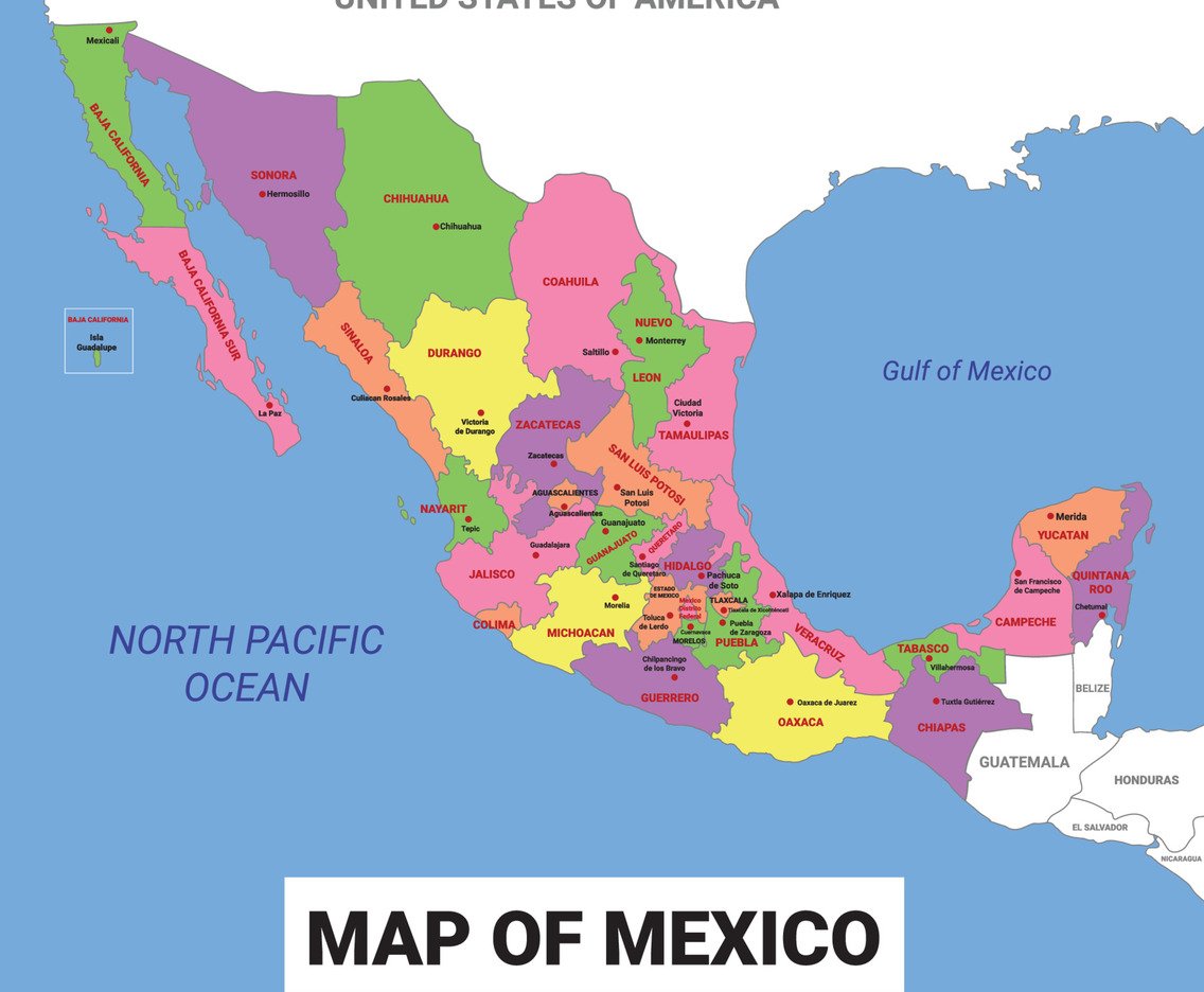 Map of Mexico