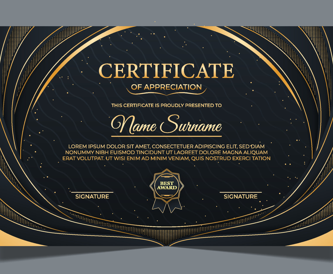 Certificate Professional Template
