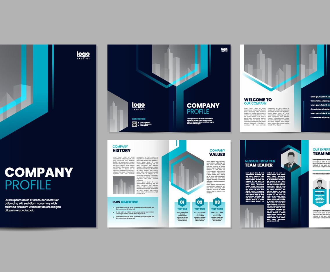 Futuristic Company Profile Template