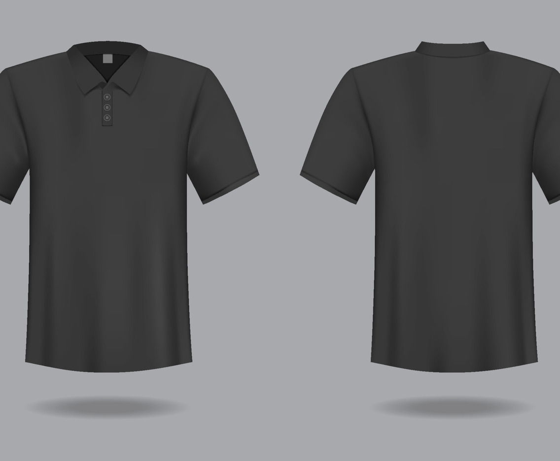 3D Polo Black T-shirt