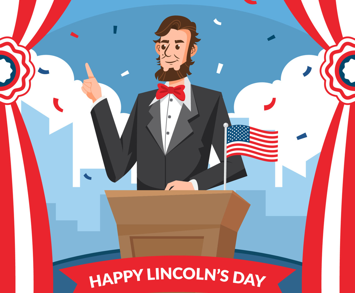 Abraham Lincoln Birthday Concept