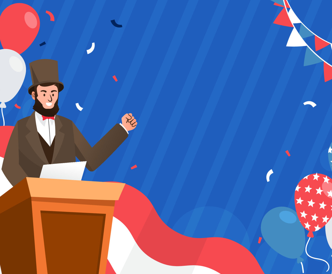 Abraham Lincoln Birthday Background