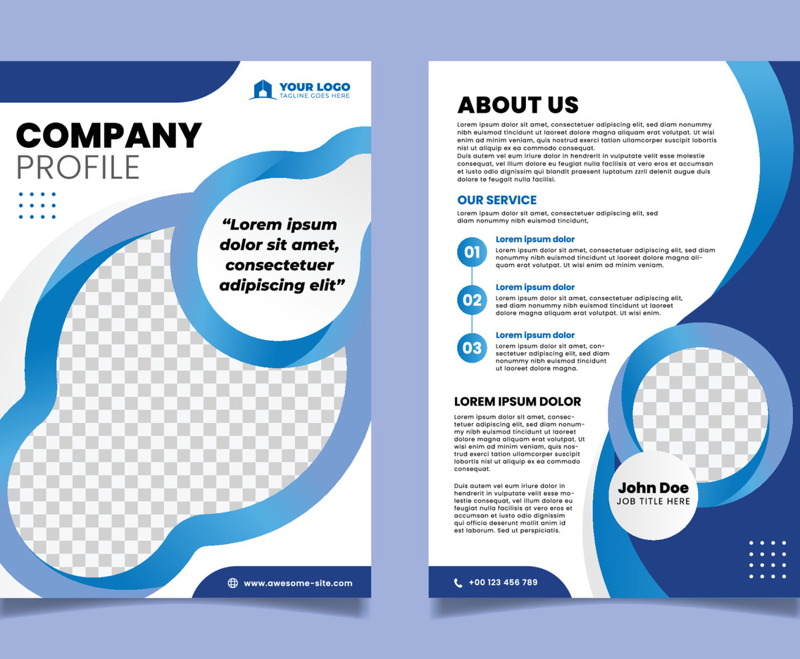 Professional Company Profile Flyer Template