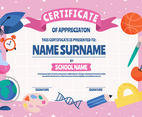 Kids Certificate Of Appreciation Template