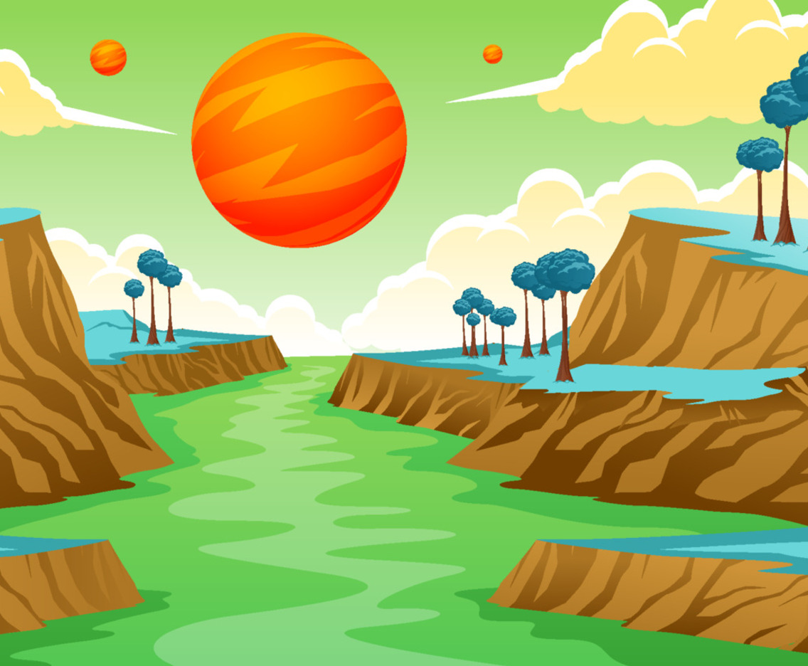 Background Scenery of Planet