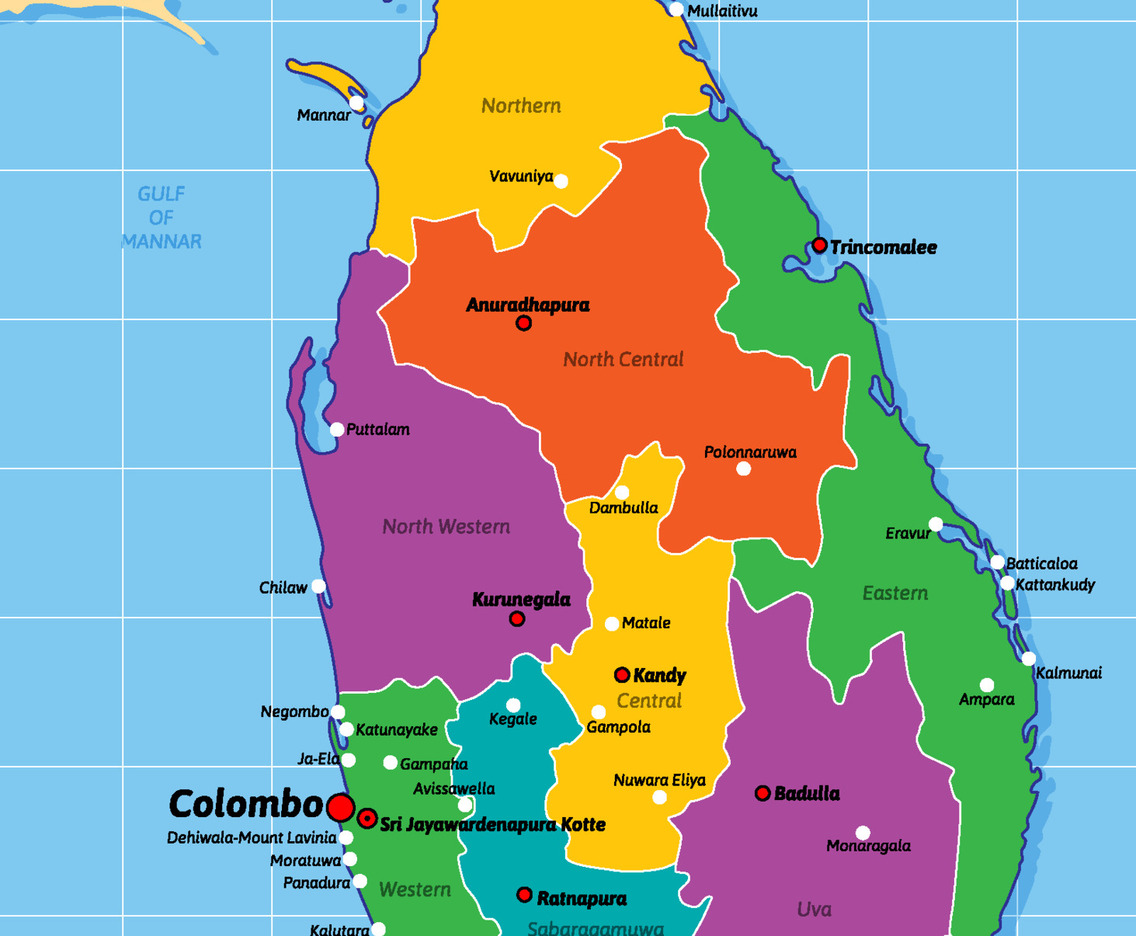 Sri Lanka Map Country