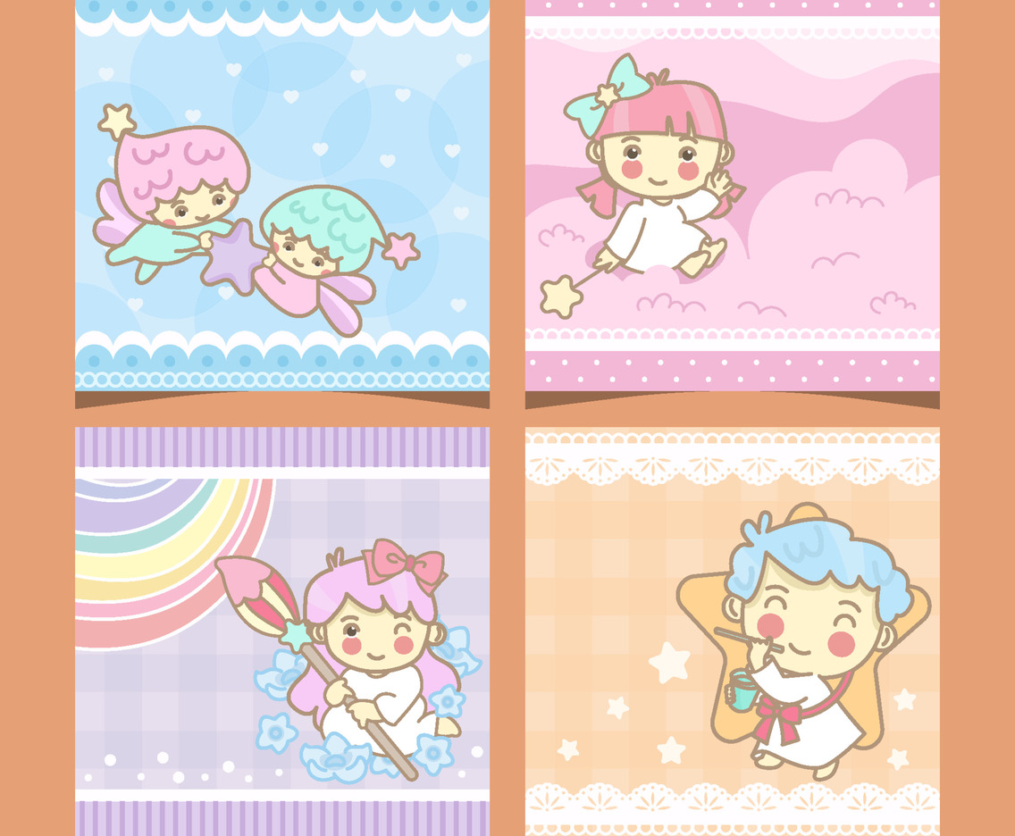 Cute Fairy Children Social Media Post Template