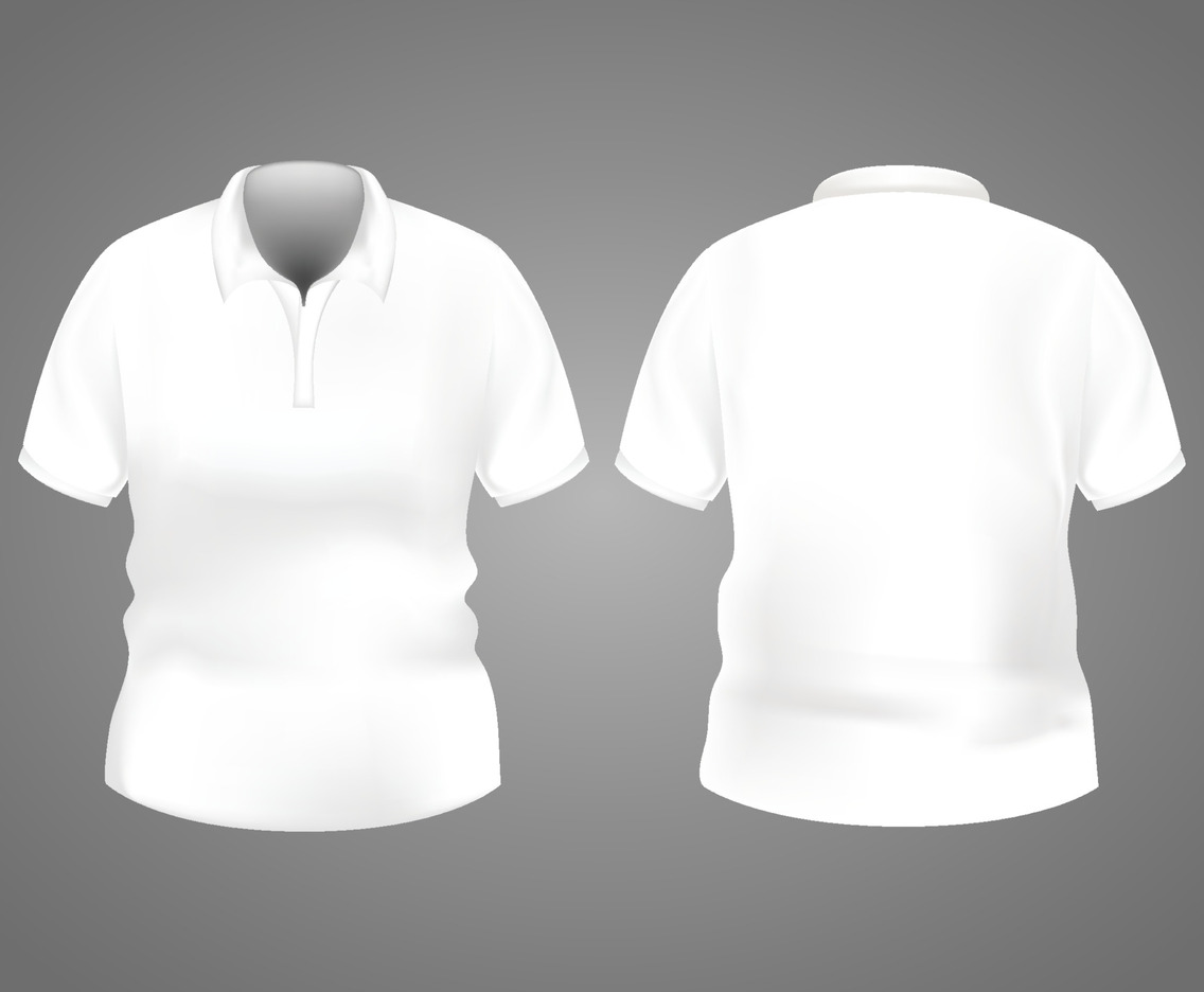 3D Polo White Mock Up