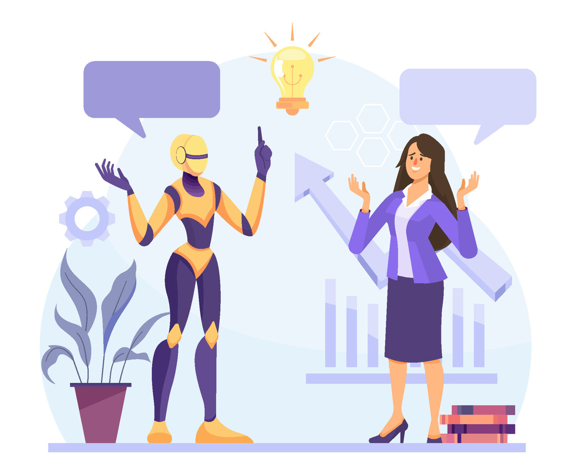 Chat Bot is Here for Your Business Concept