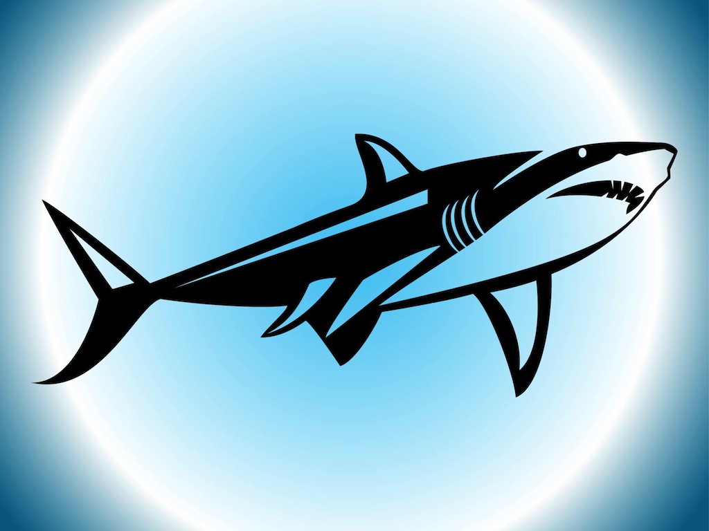 Shark Silhouette Vector Art & Graphics | freevector.com