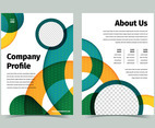 Abstract Creative Company Profile Set