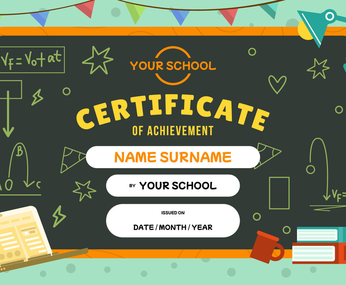 Certificate Of Achievement for Children