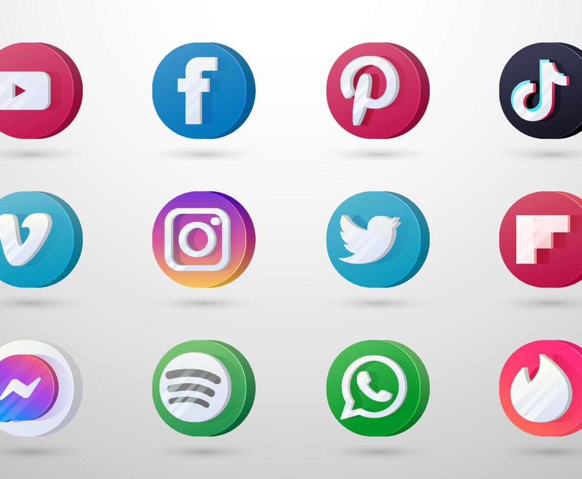 Social Media Logo Set