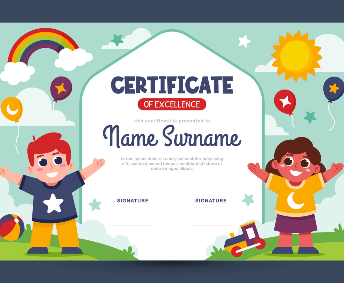 Children Certificate Template