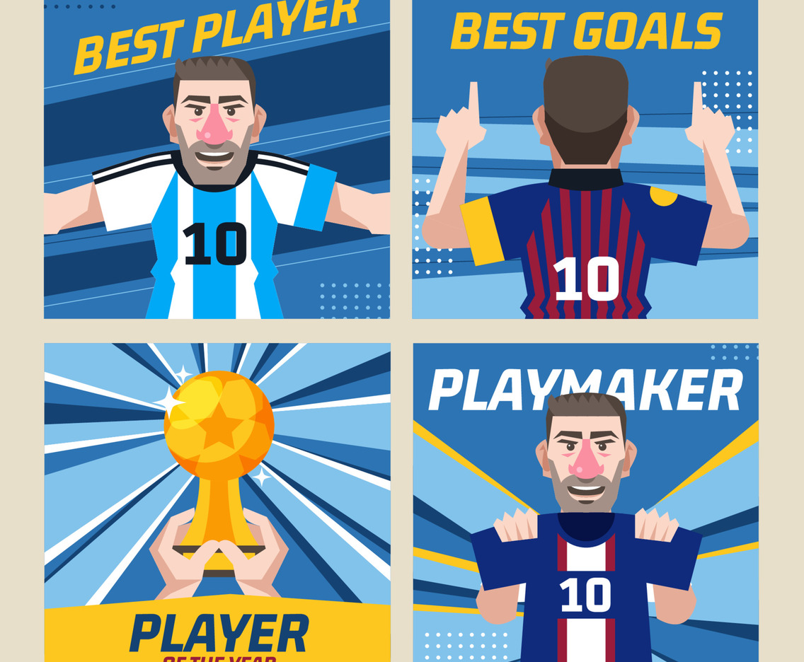 Famous Soccer Player Social Media Post