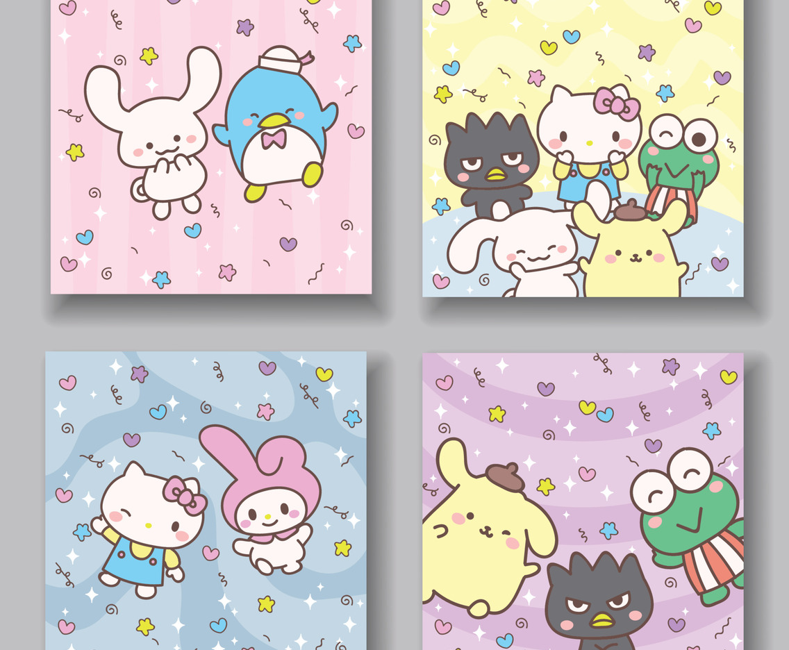 Cute Animal Social Media Collection