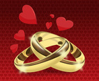 Wedding Rings Vector